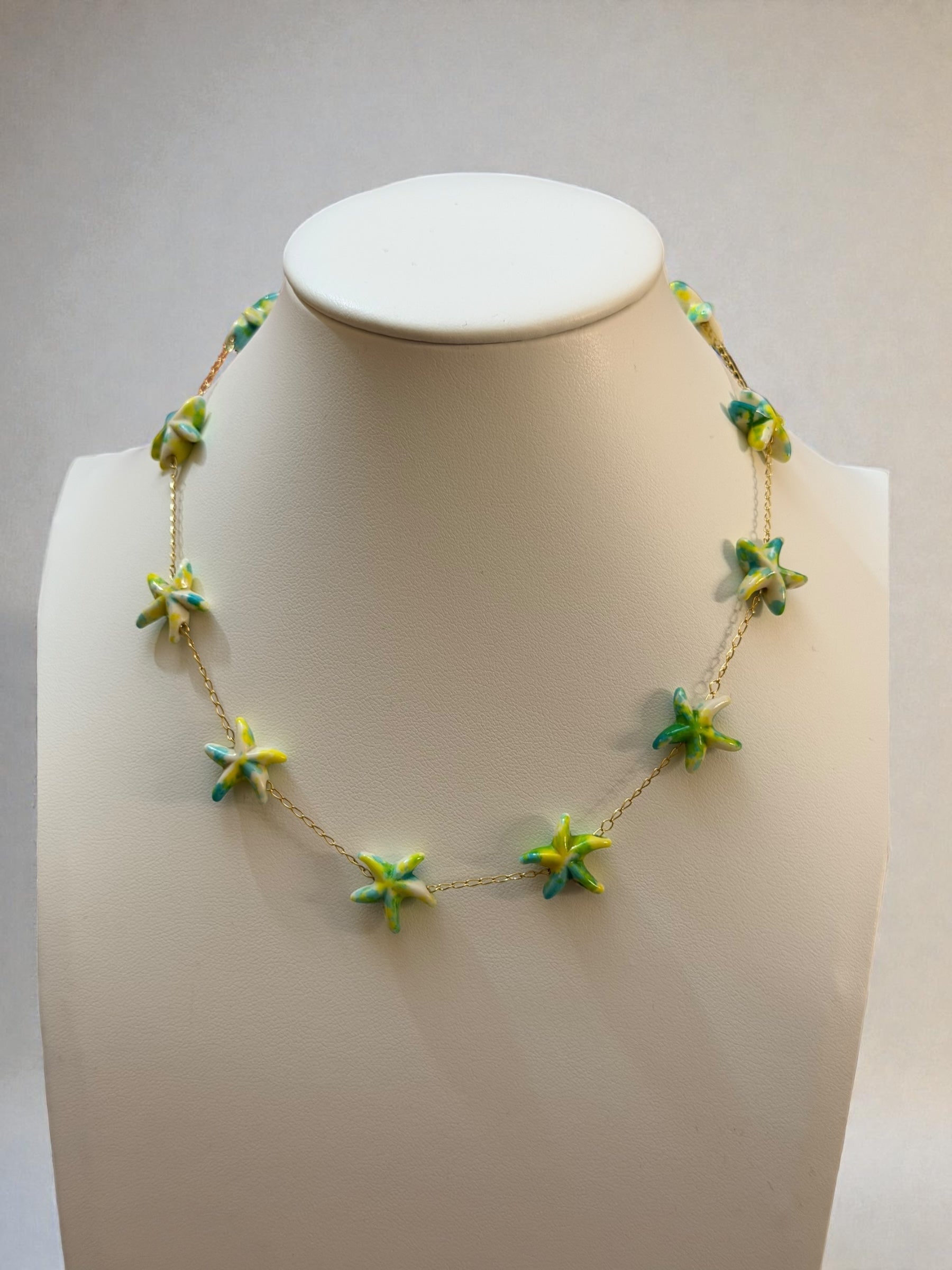 Collana Stelline verdi