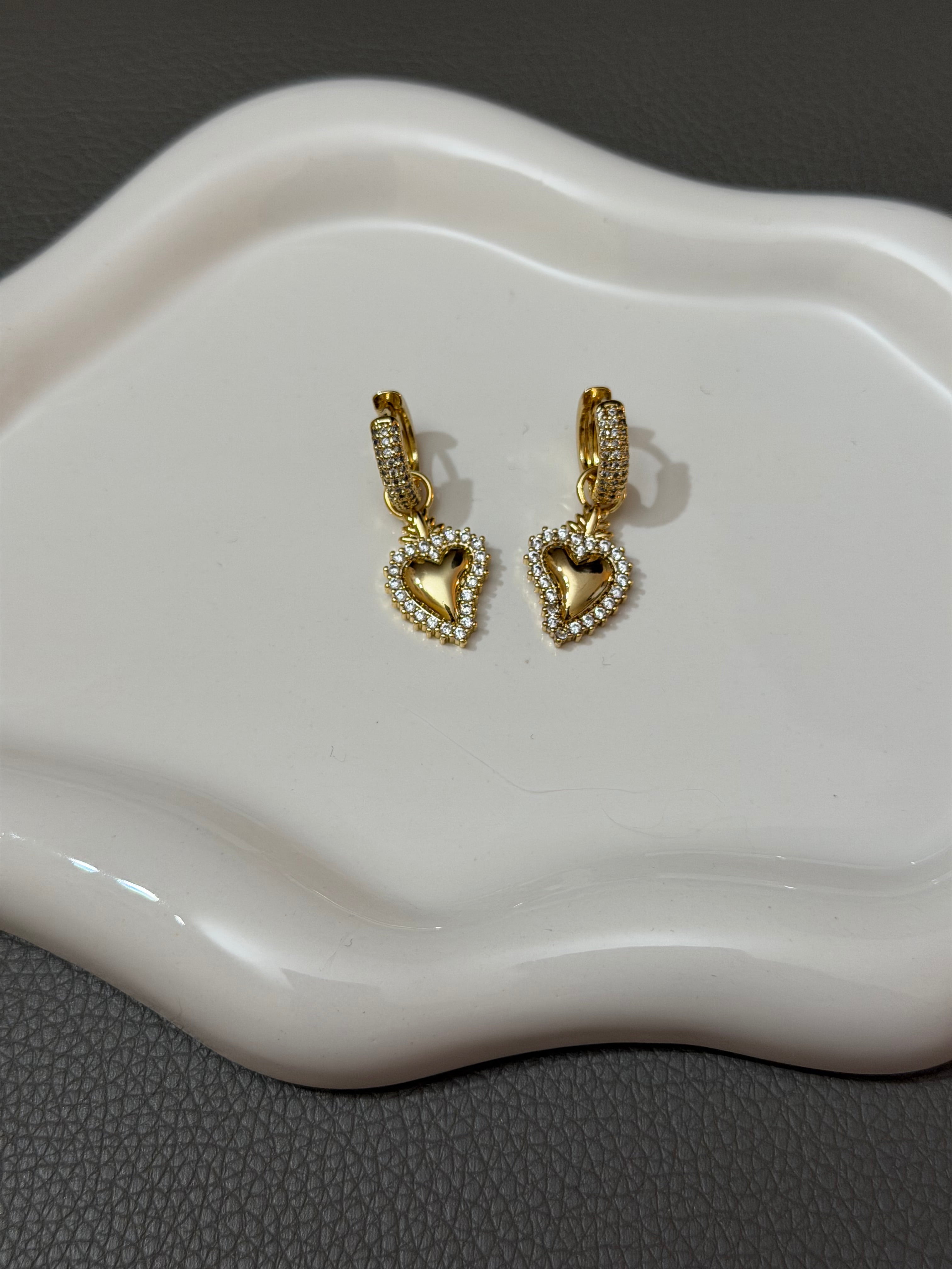 Orecchini cuore sacro lux