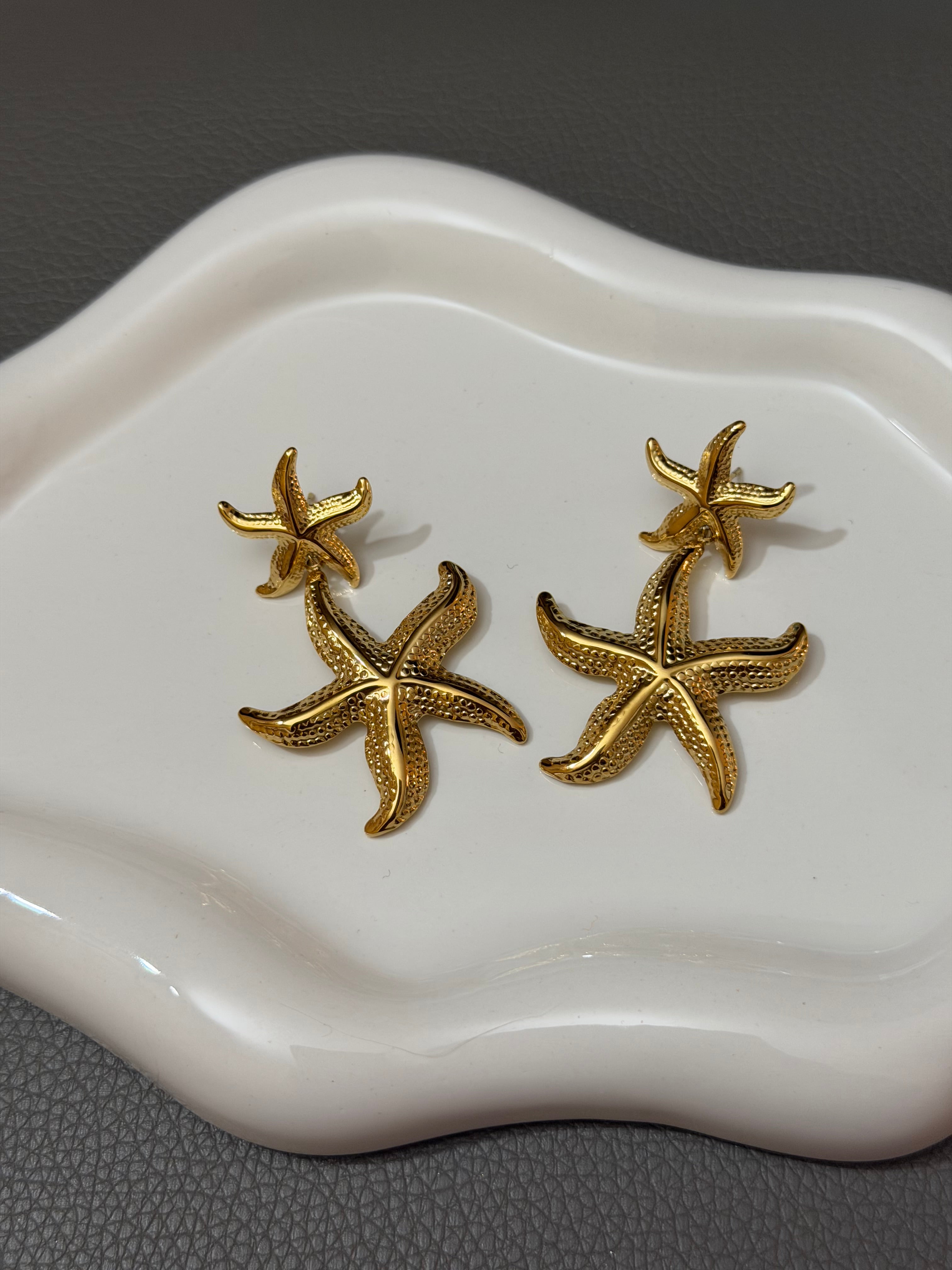 Orecchini stella marina