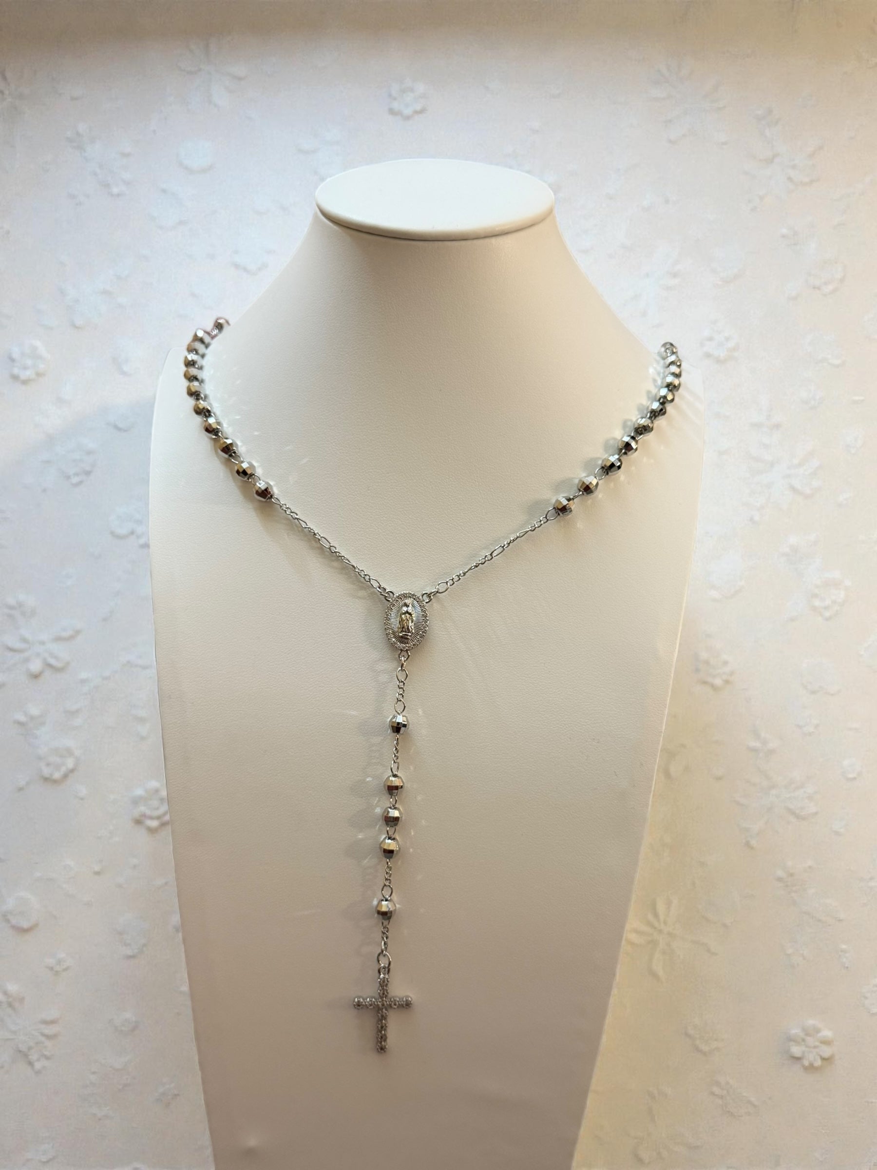 Collana rosario effetto luce