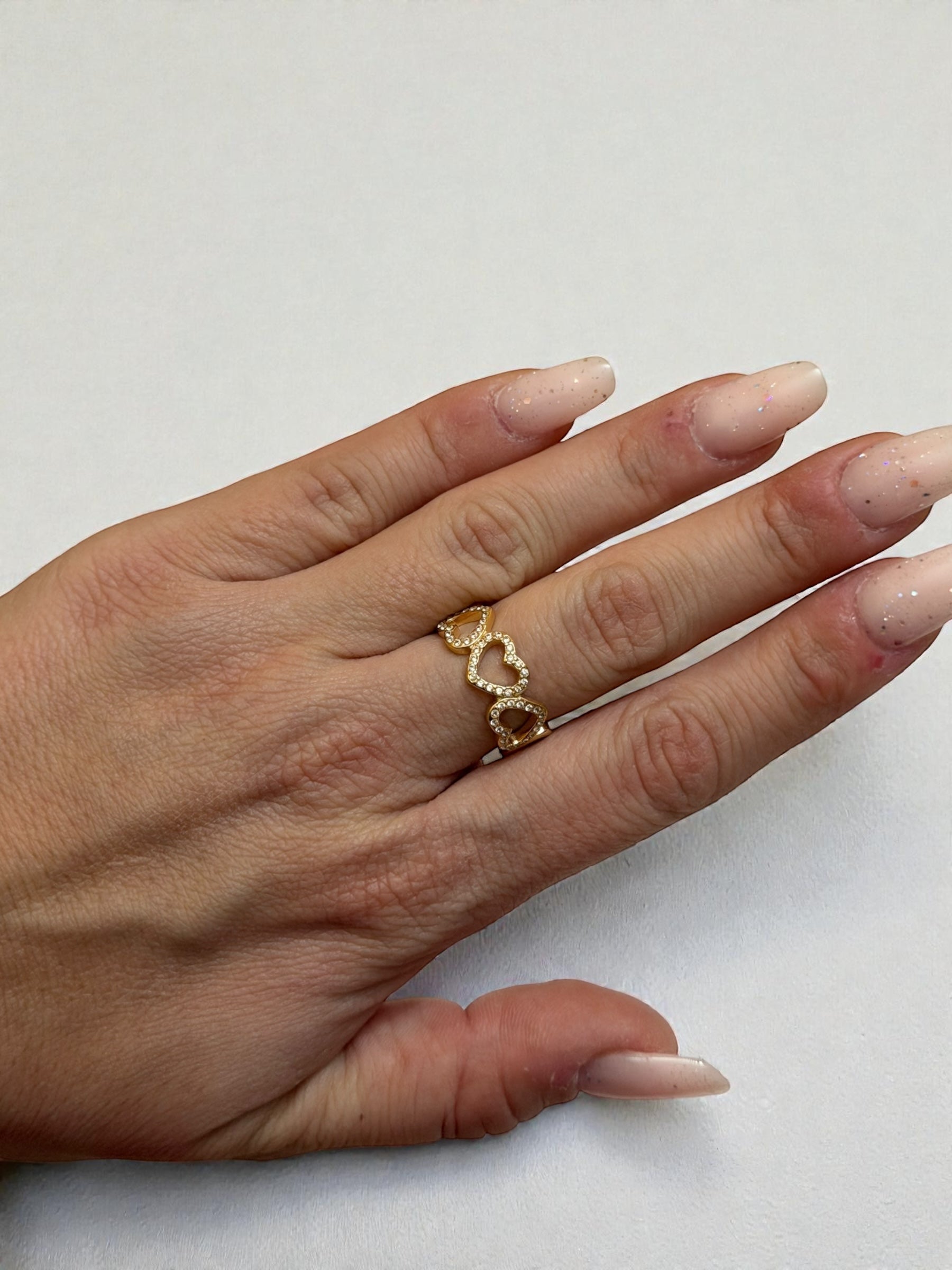 Anello Multicuore Strass