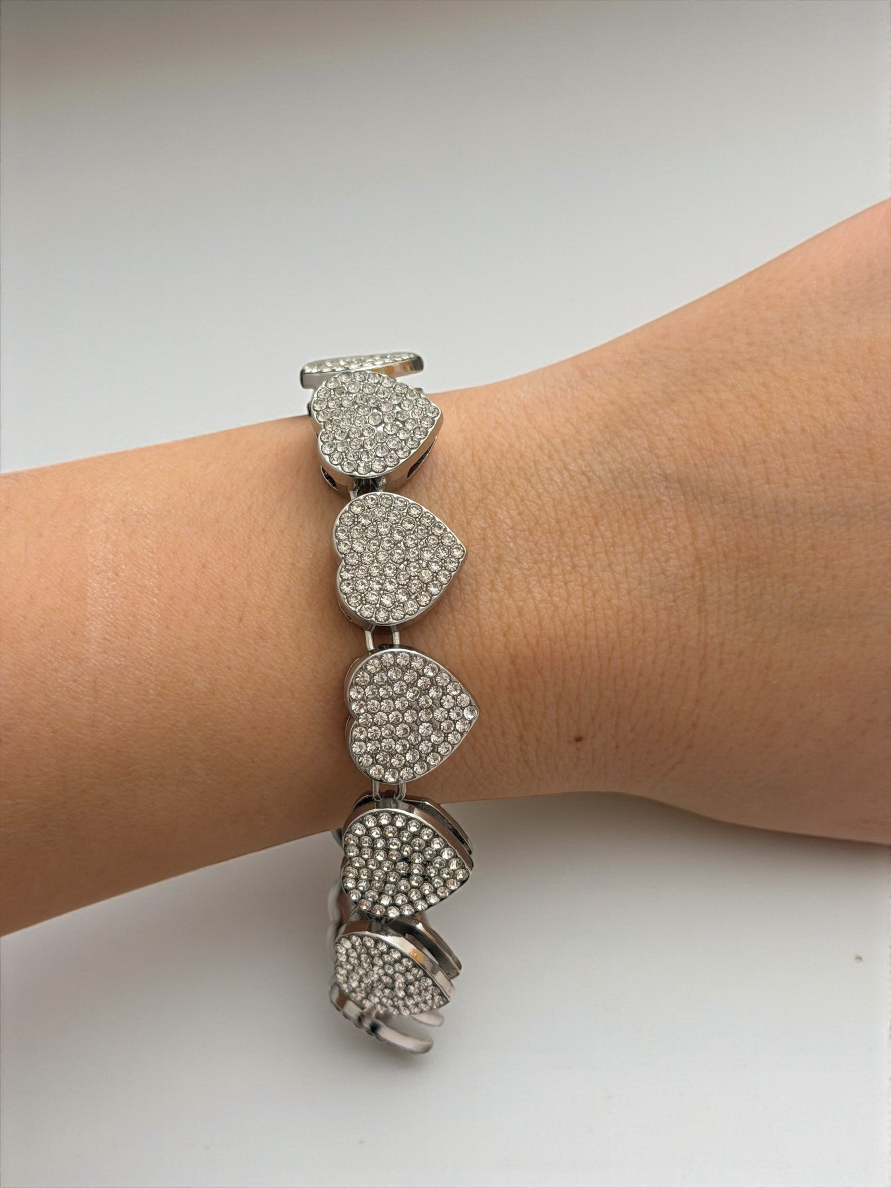Bracciale Cuori Strass